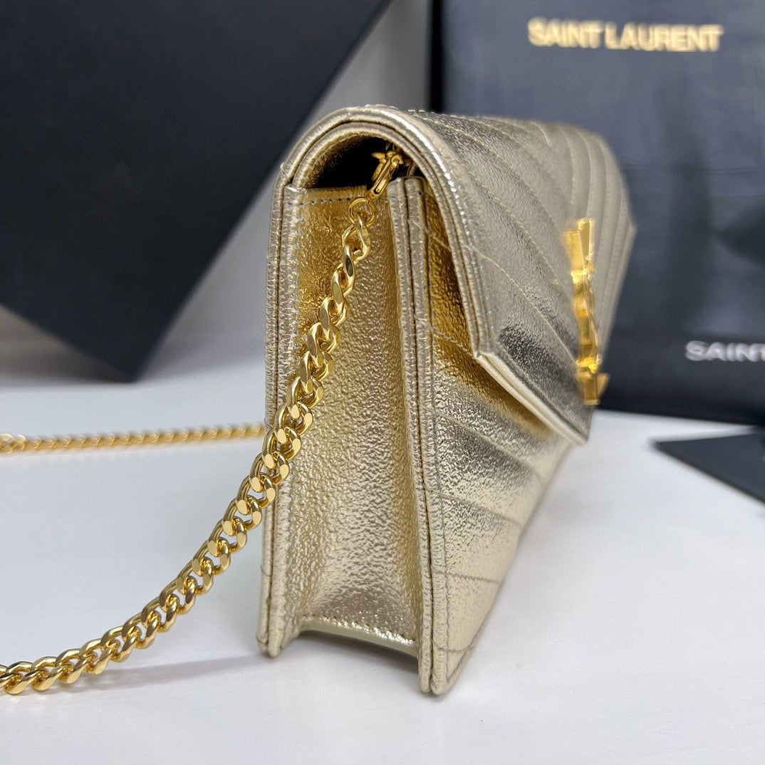 Ysl Saint Laurent Woc Cassandre Wallet on Chain