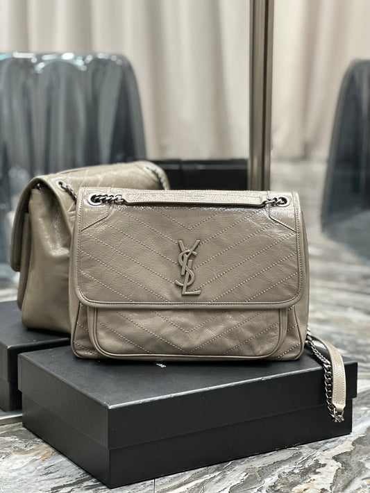 Ysl Saint Laurent Niki Bag Vintage Leather 32