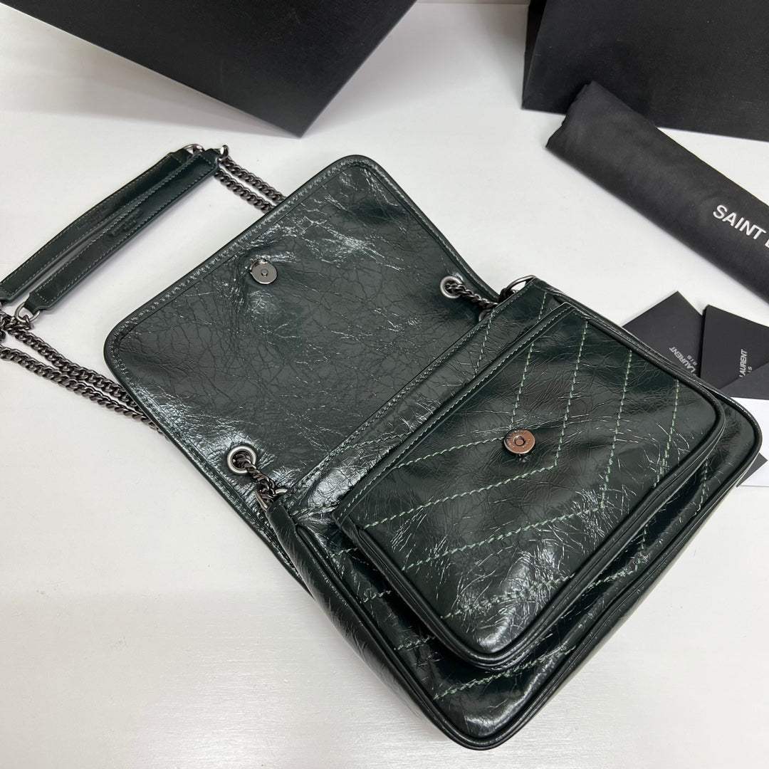 Ysl Saint Laurent Niki Bag Vintage Leather 21