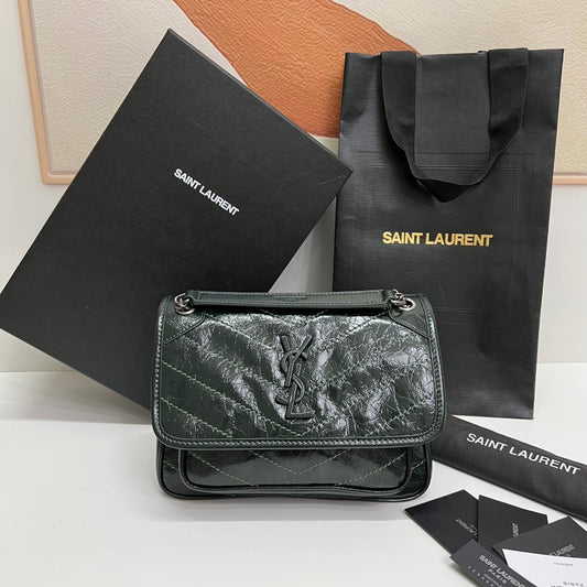Ysl Saint Laurent Niki Bag Vintage Leather 21