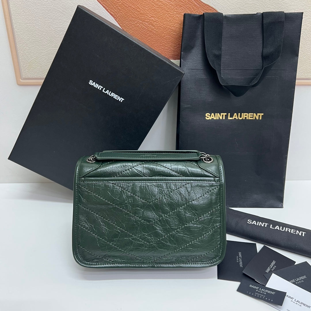 Ysl Saint Laurent Niki Bag Vintage Leather 21