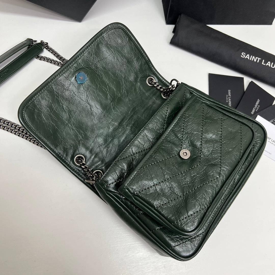 Ysl Saint Laurent Niki Bag Vintage Leather 21