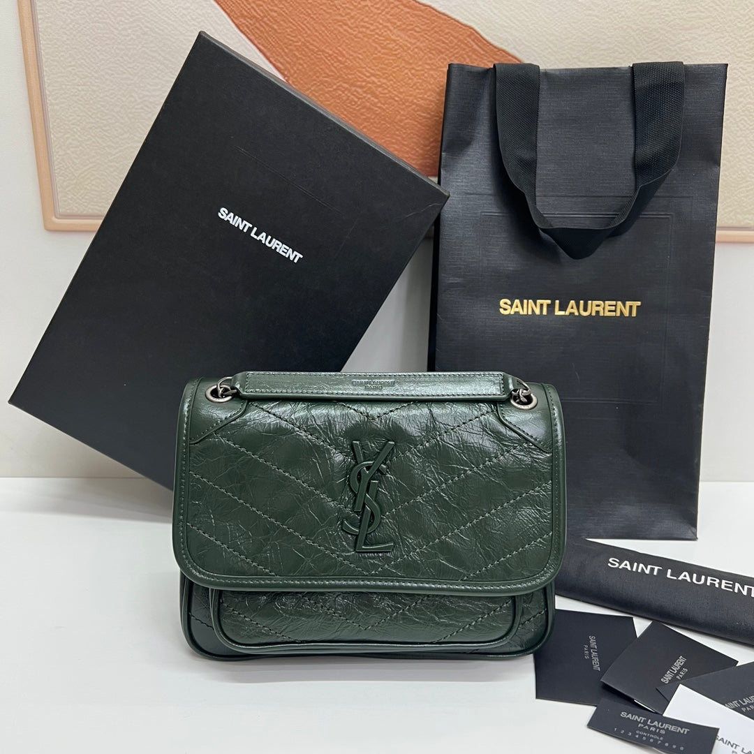 Ysl Saint Laurent Niki Bag Vintage Leather 21