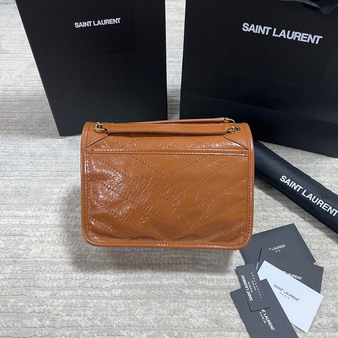 Ysl Saint Laurent Niki Bag Vintage Leather 21