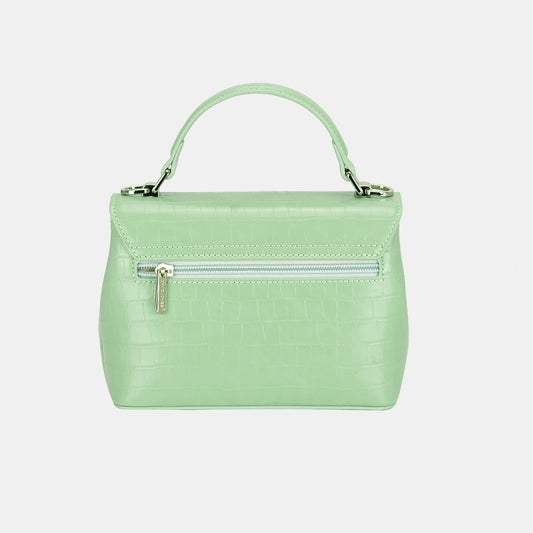 David Jones Texture PU Leather Handbag-1