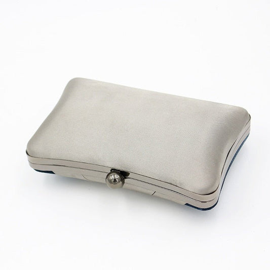 Criss Cross Satin Women Evening Bags Velvet Blue Color Party Small Day Clutch Handbags Pillow Design Holder-1