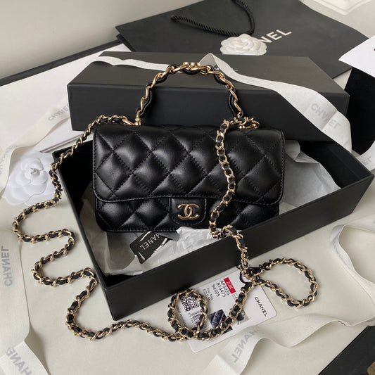 Chanel flap bag Leather