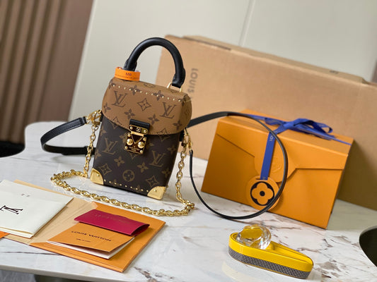 Lv Louis Vuitton Camera Box in Monogram Canvas